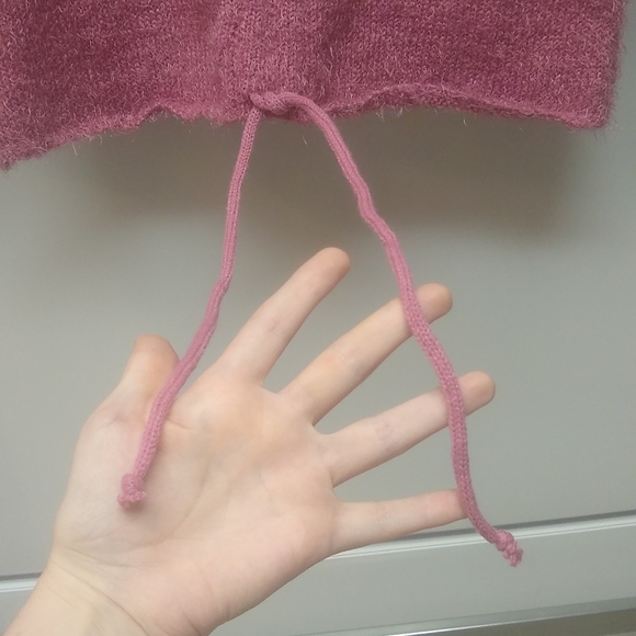 NWT No Comment by NY LA Fuzzy Pink Sweater - Picture 5 of 9